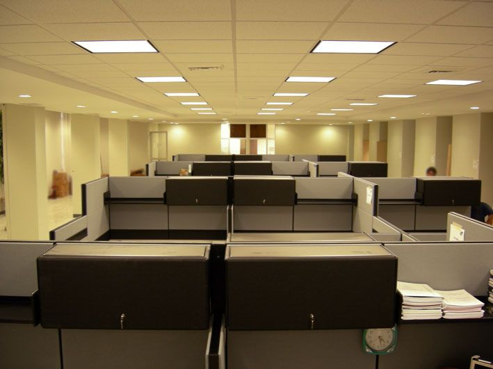 Galería de Módulos de trabajo con panel Stigma con alturas bajas y altas