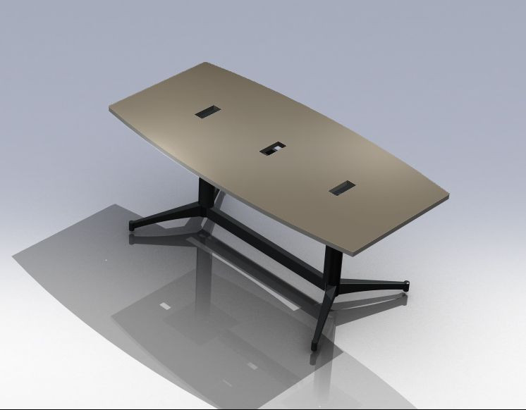 Galería de Mesa de Juntas Lariss para 8 personas con Módulos de poder a superficie