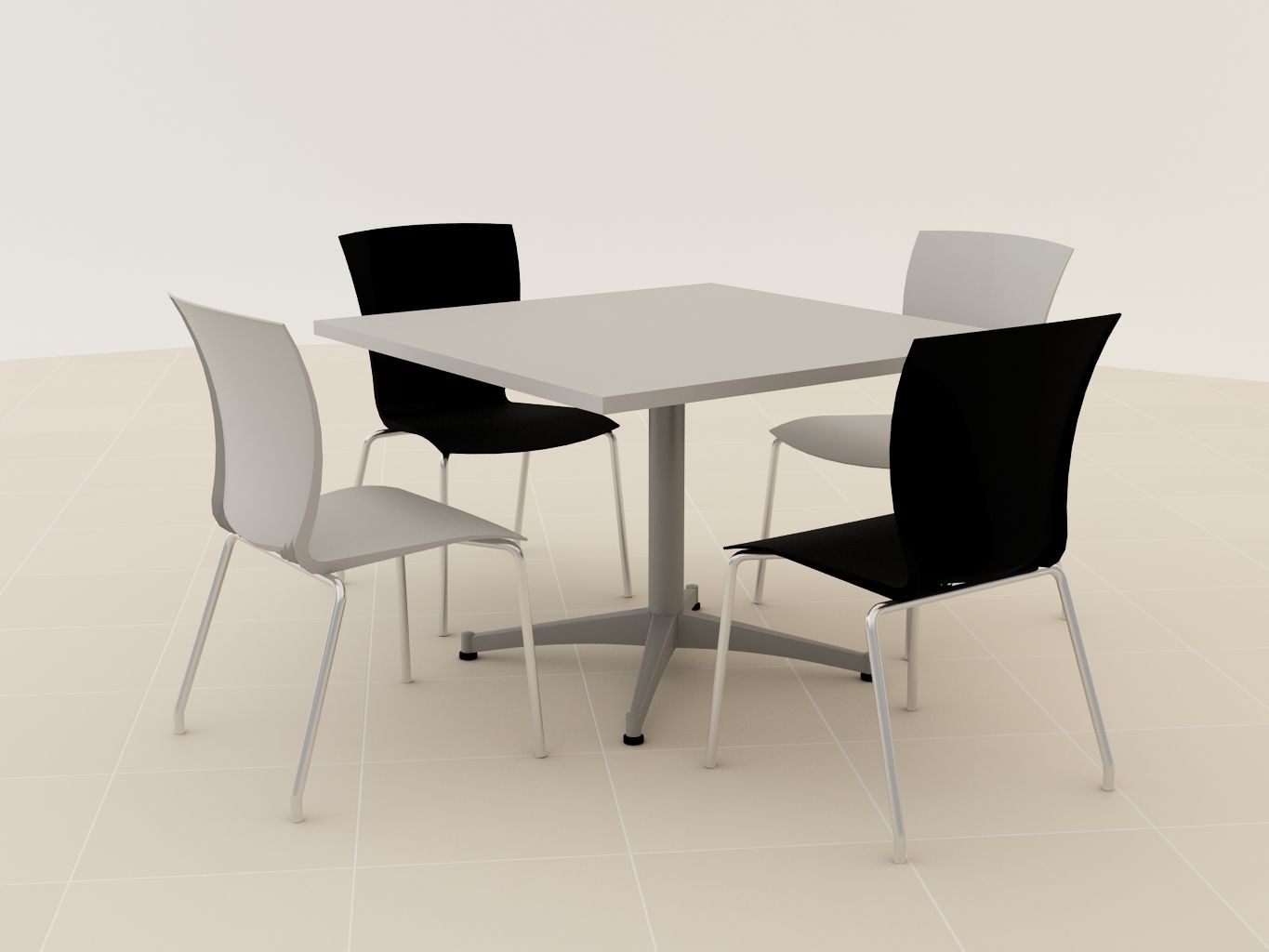 Galería de Mesa Cuadrada para 4 personas Linea Lariss