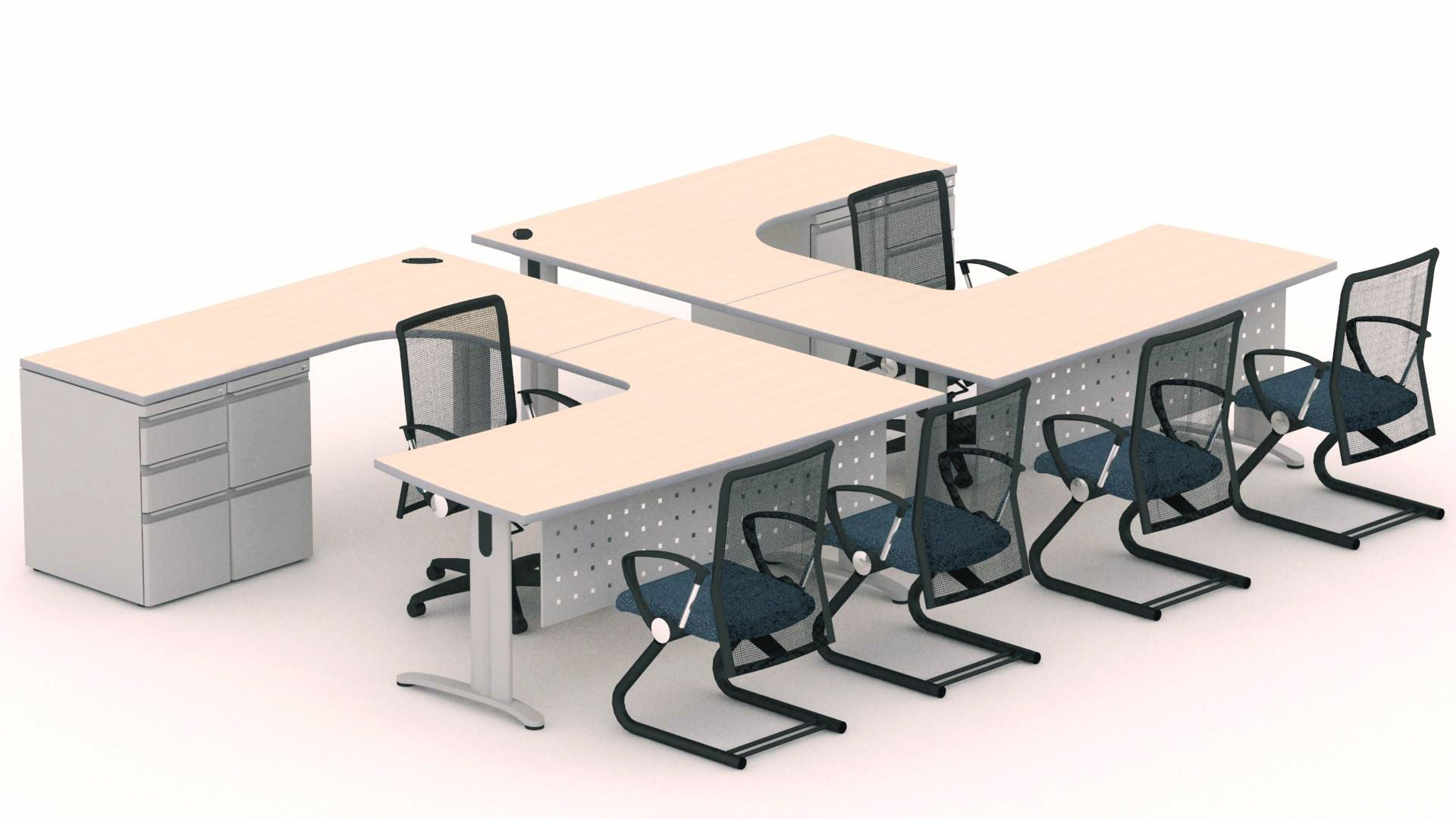 Galería de Escritorio en "U" Línea Cassel