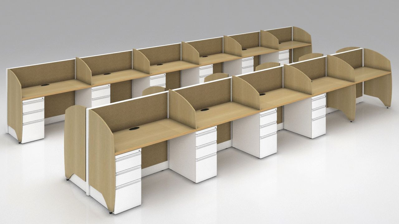 Galería de Módulos para call center doble y sencillo Linea MS