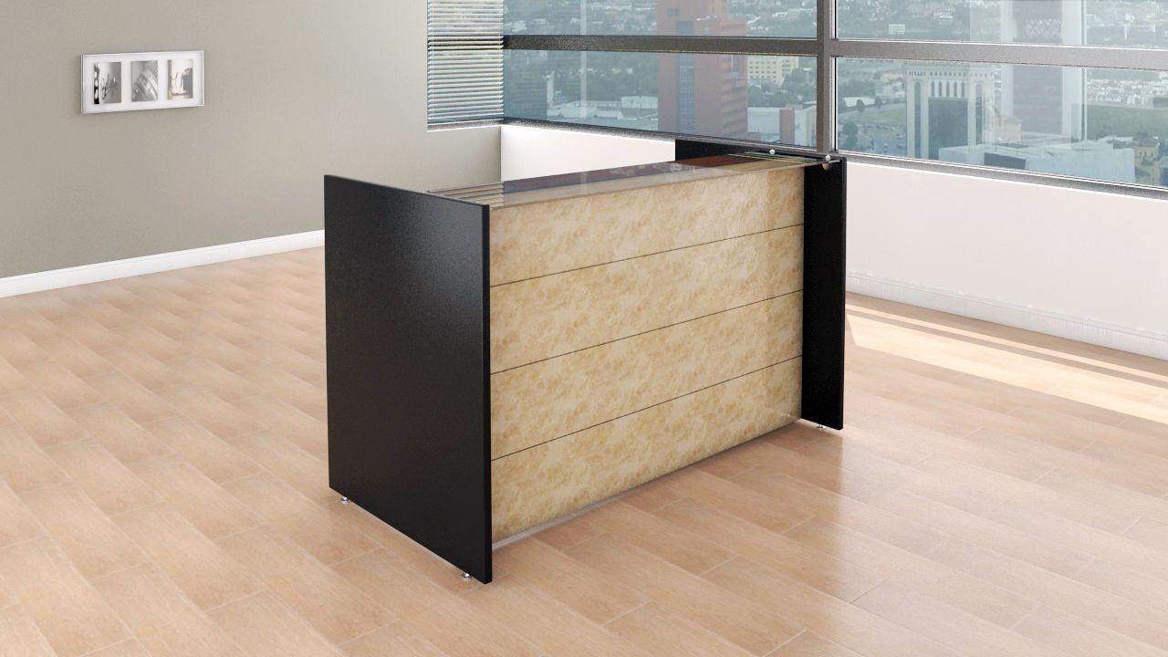 Galería de Recepción Recta Frentes Laminado Plástico