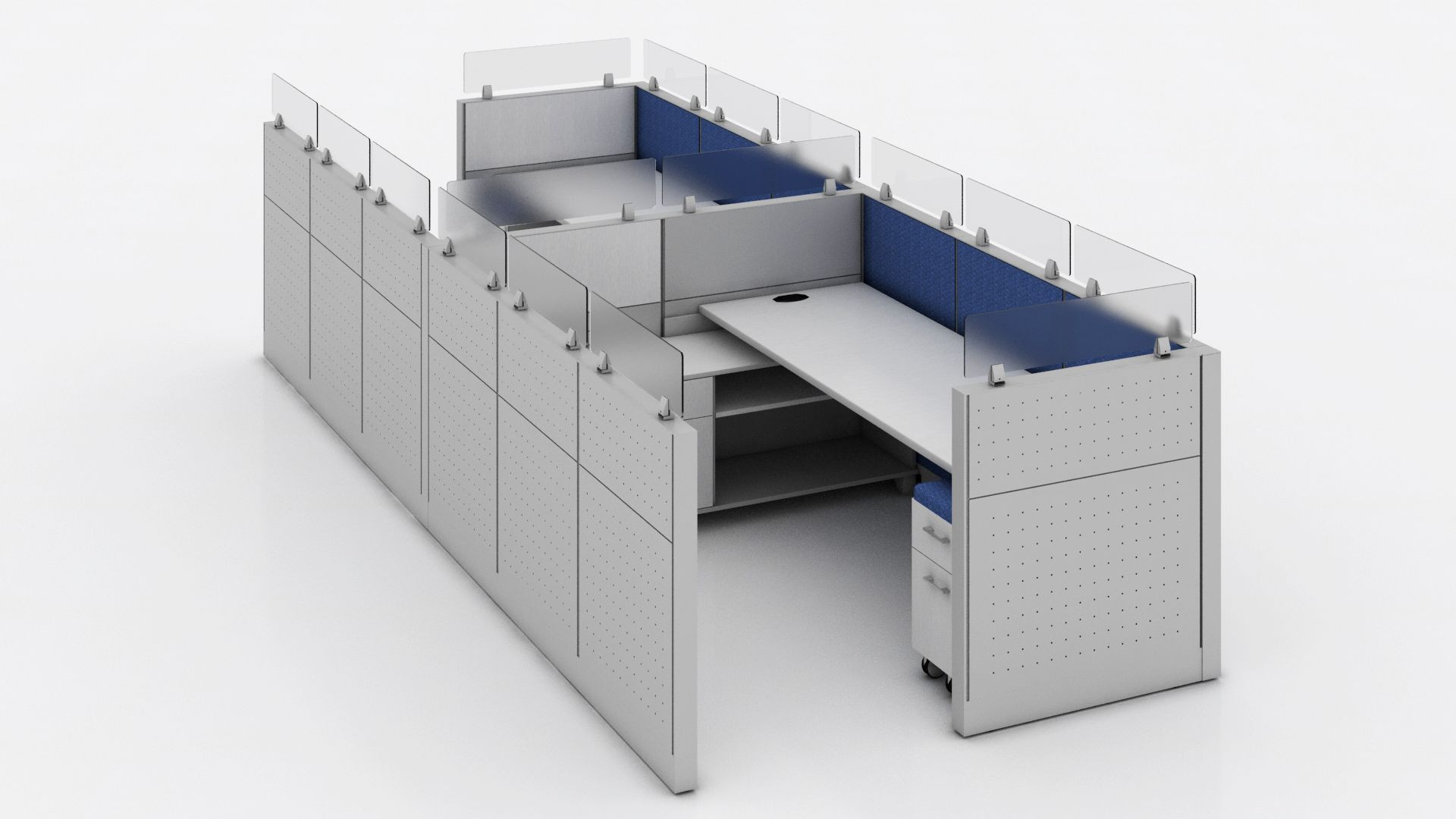 Galería de Módulo de trabajo Semi Privado